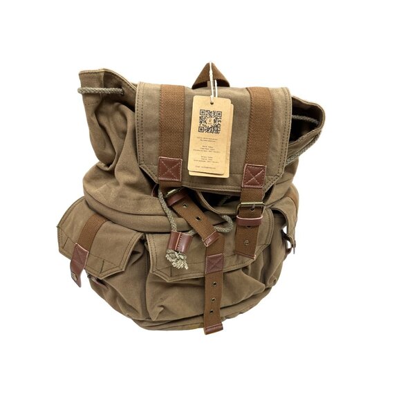 Kattee hiking camping bag backpack canvas new with tag SKU 3670 - Picture 8 of 8